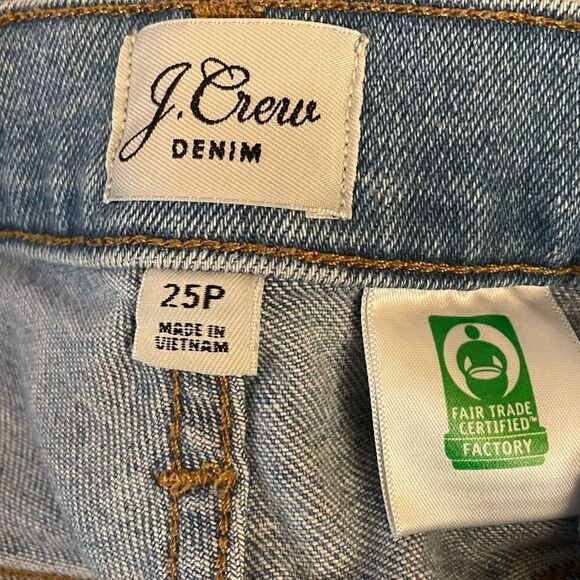 J. Crew 10” Billie Demi Boot Crop Jeans size 25P - Picture 4 of 6